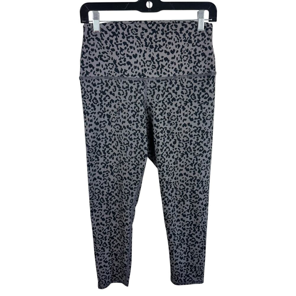 Evolution & Creation The Mia Legging Gray Leopard Skinny Ankle Fit Leggings Sz M